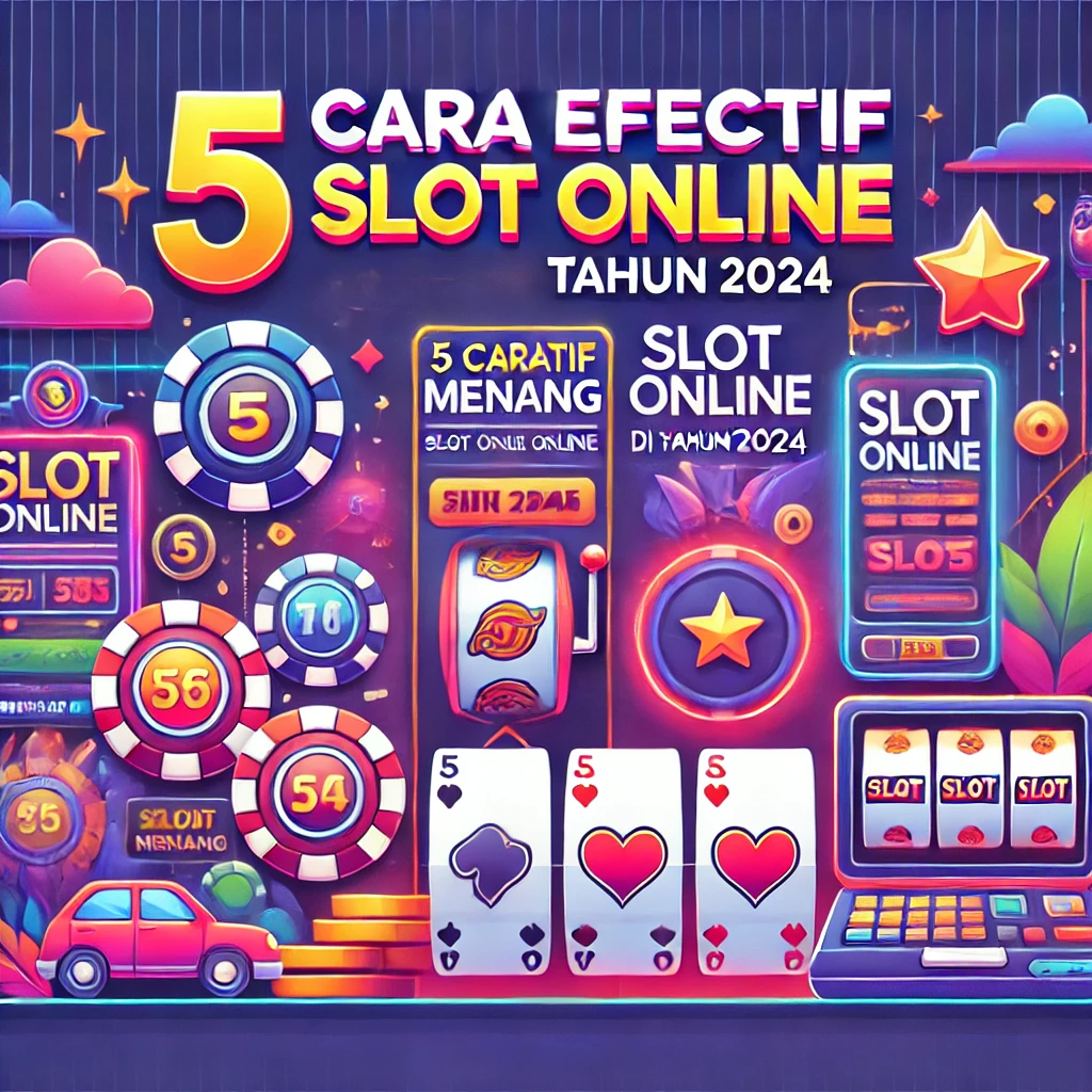 5 Cara Efektif Menang Slot Online